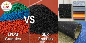 مقایسه کفپوش گرانولی EPDM و SBR